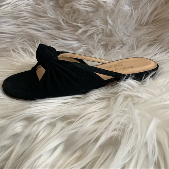 NWB Marais x For Love & Lemons Suede Slides - Picture 4 of 5